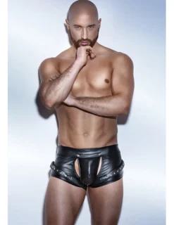 Shorts für Männer mit Cutouts & Nieten