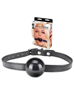 Silicone Ball Gag schwarz
