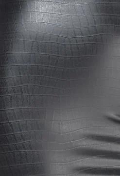 Snake Wetlook String in Schwarz