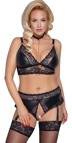 Soft-BH mit Straps-Slip Ouvert Mattlook