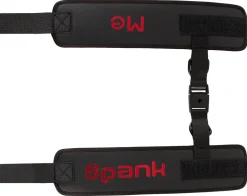 Spank me Cuffs schwarz/rot