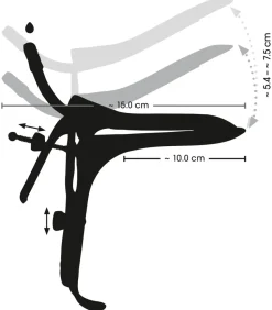 Spekulum aus Edelstahl mit Schlauch für Luft oder Flüssigkeiten