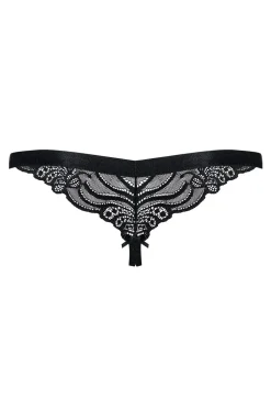 Spitzen Ouvert-String Tanga Dessous