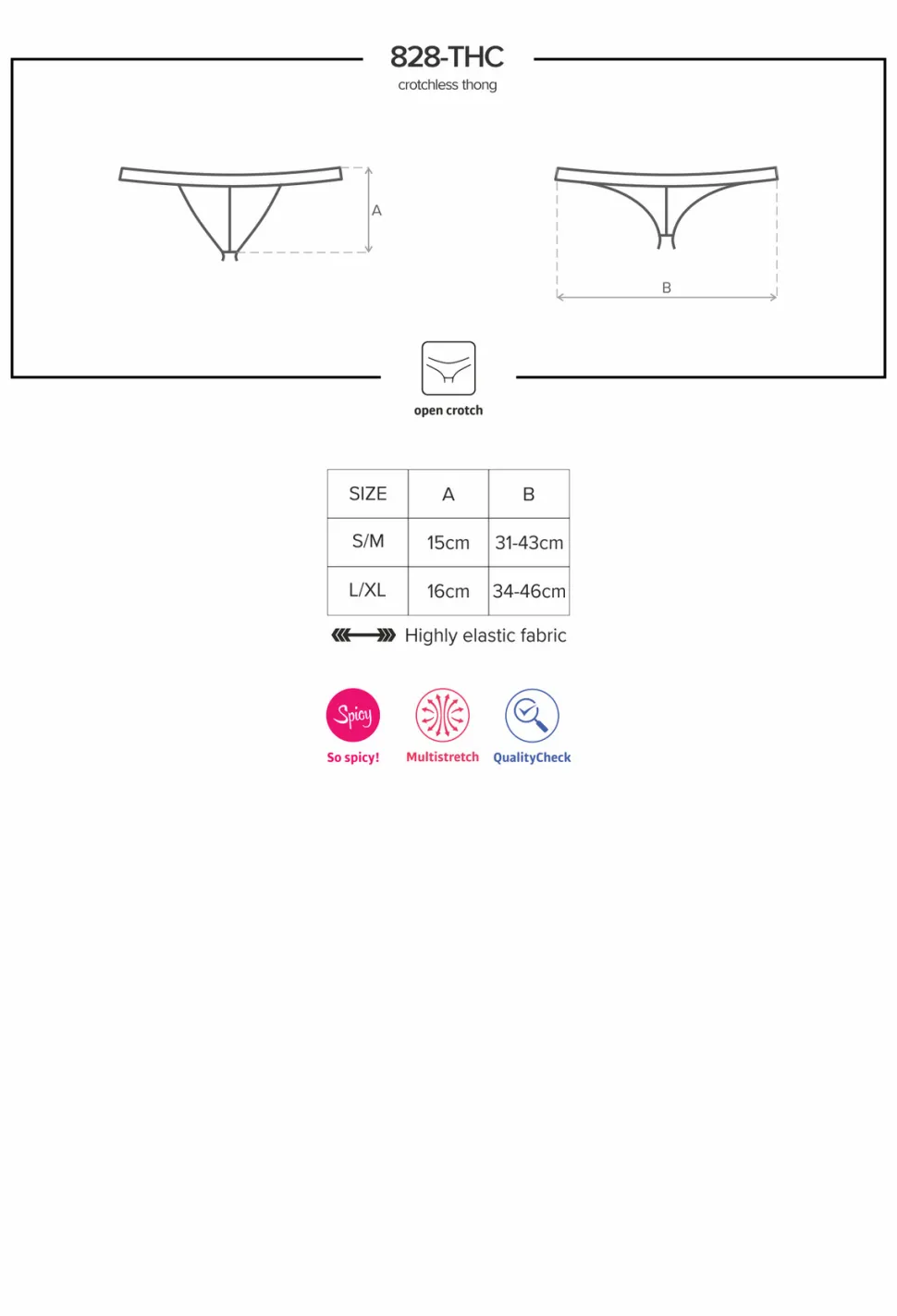 Spitzen Ouvert-String Tanga Dessous