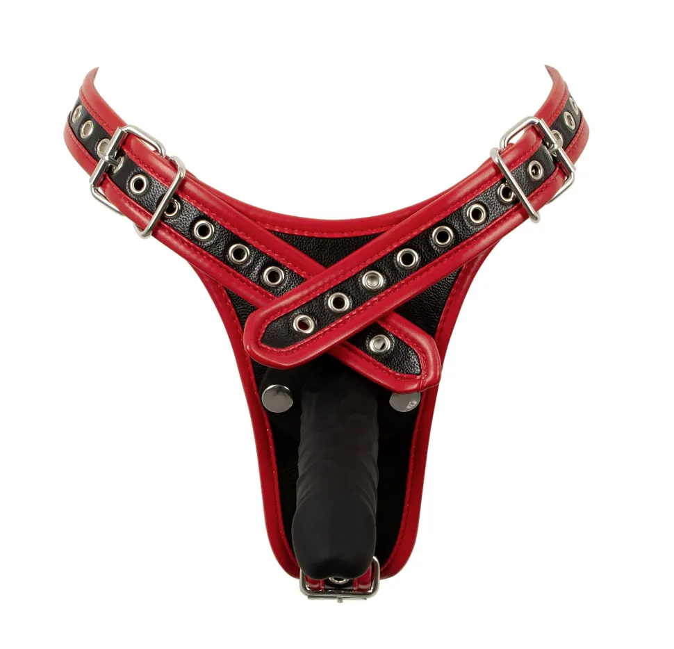 Strap-on-String mit 3 Dildos