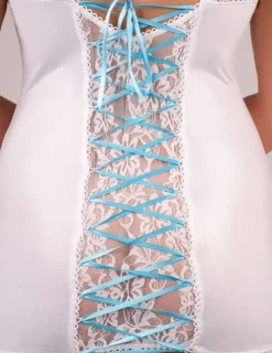 Straps Chemise mit Schleifen ADM1039