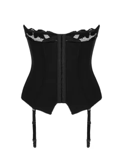 Straps-Corsage mit Muster