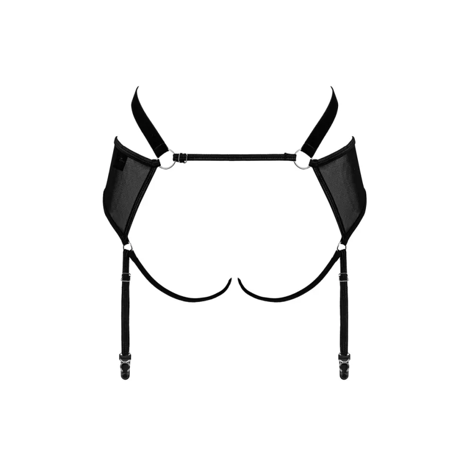 Strapsgürtel Leoparden Look Mash Curvy Ouvert
