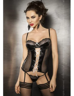 Strapshemd Marie exclusiv schwarz