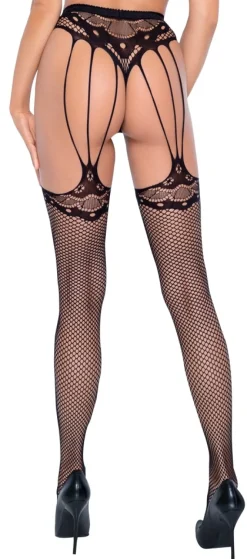 Strapsstrumpfhose schwarz