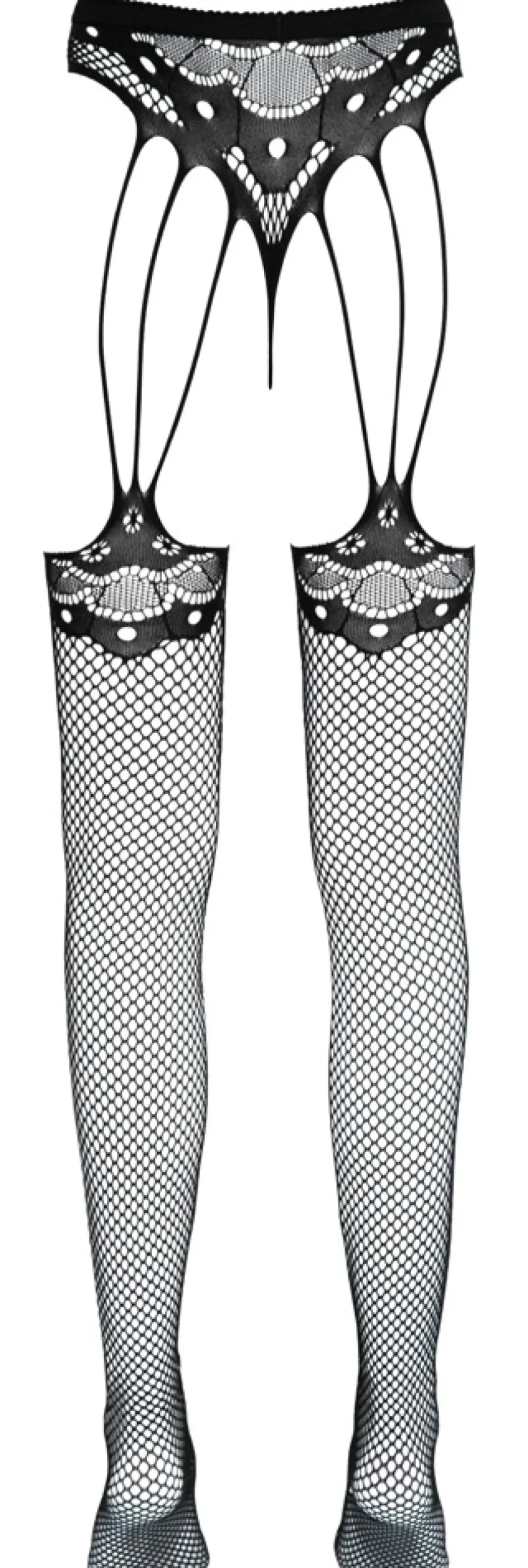 Strapsstrumpfhose schwarz