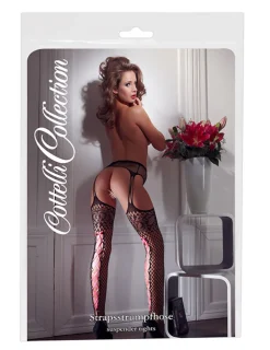 Strapsstrumpfhose schwarz