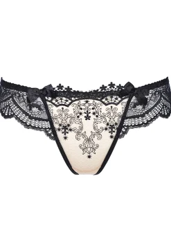 String schwarz-beige