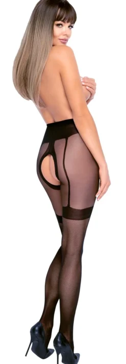 Strumpfhose overt schwarz