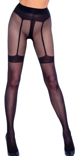 Strumpfhose overt schwarz