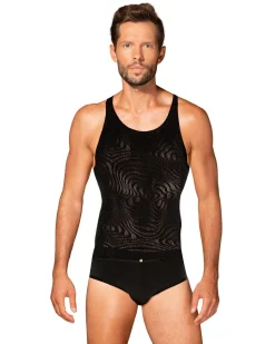 stylisches Herren Tank-Top mit ausgefallenem Muster aus weichem Material