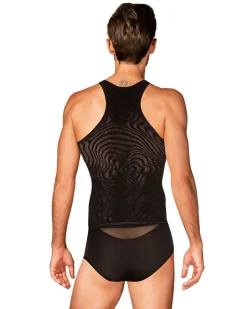 stylisches Herren Tank-Top mit ausgefallenem Muster aus weichem Material