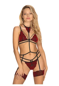 Sugestina 3 teiliges Straps Set rot