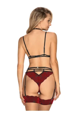 Sugestina 3 teiliges Straps Set rot