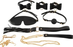7-teiliges Bondage-Set Lederoptik