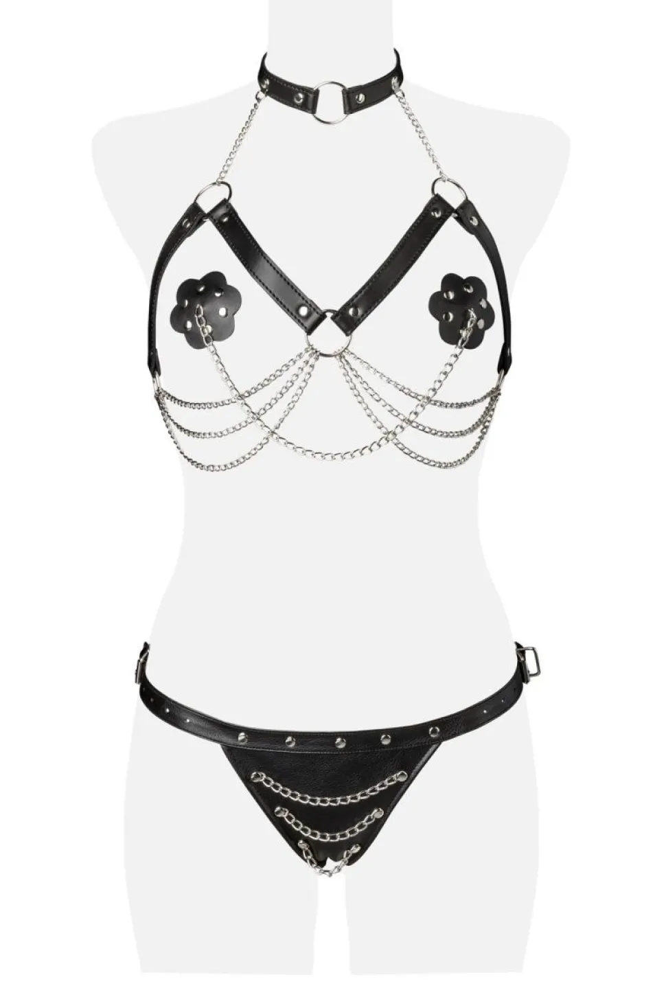 3-teiliges Erotikset 15139 schwarz