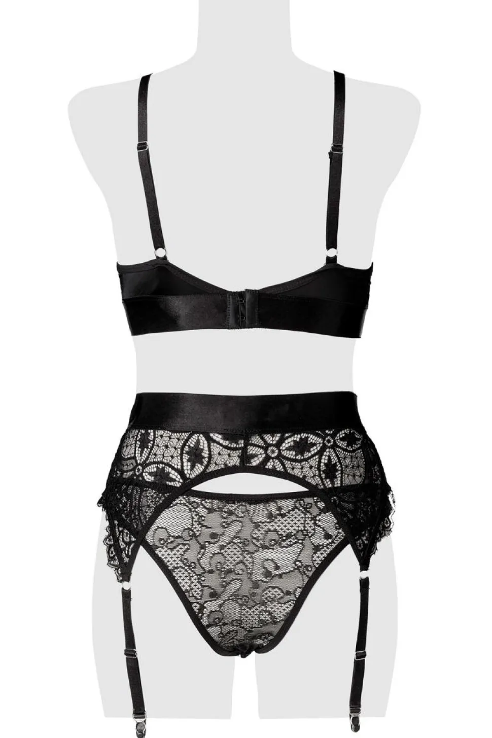 3-teiliges Erotikset mit Spitze