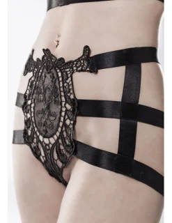 2-teiliges Harness-Set schwarz