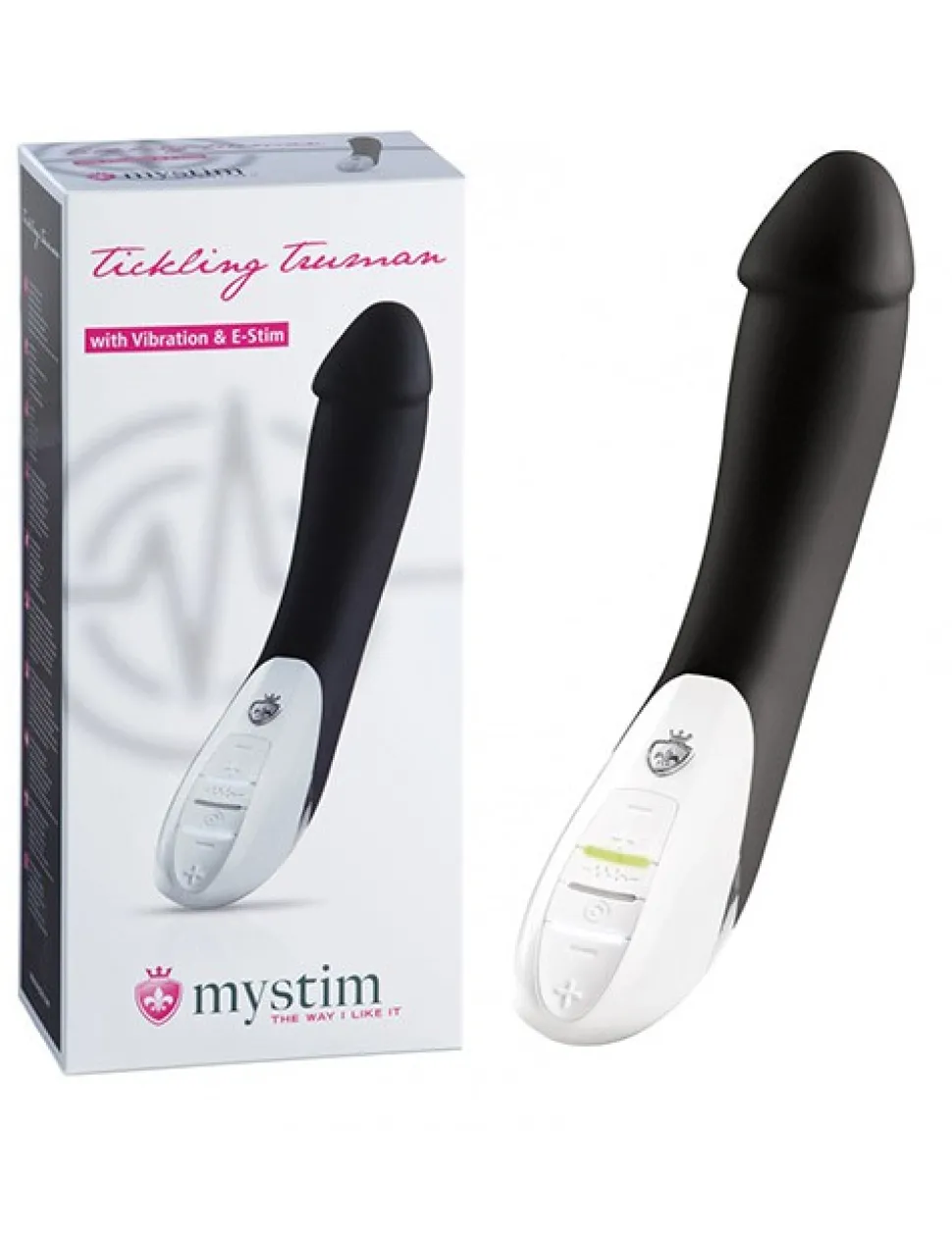 Tickling Truman eStim Vibrator, sexy schwarz