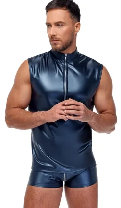 Top im Metallic-Mattlook