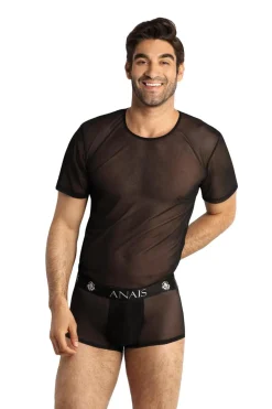 Transparentes Shirt aus Mesh Partyoutfit Clubwear