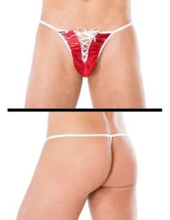 T-String MC/9092 rot/weiß