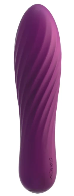 Tulip Turbo Minivibrator mit Rillendesign für prickelnde Momente unterwegs