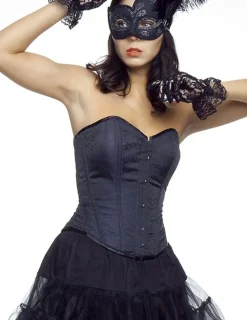 Vollbrust-Korsett aus Satin-Jacquard