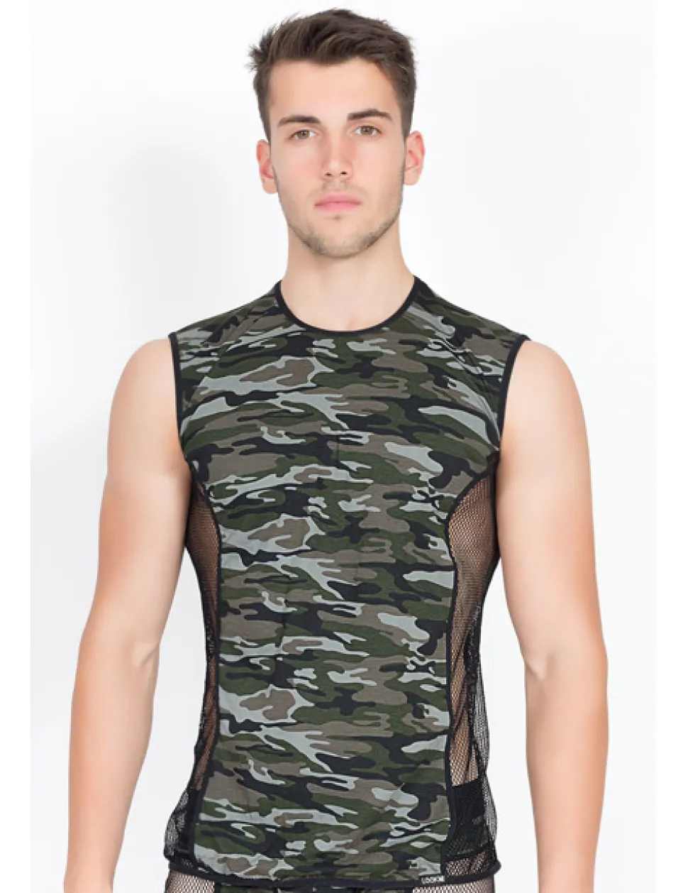 V-Shirt Military in camouflage