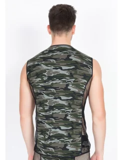 V-Shirt Military in camouflage