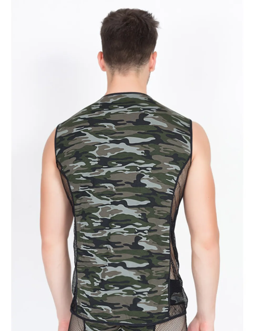 V-Shirt Military in camouflage