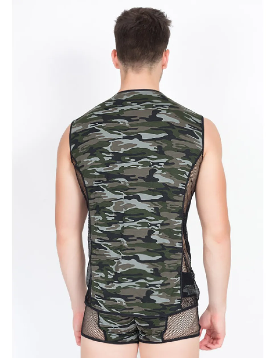 V-Shirt Military in camouflage
