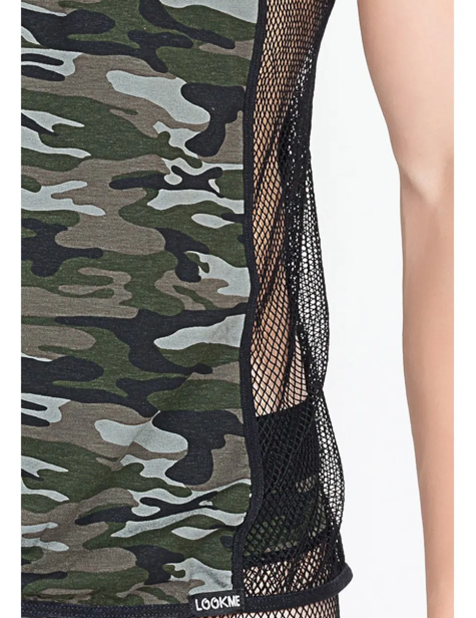 V-Shirt Military in camouflage