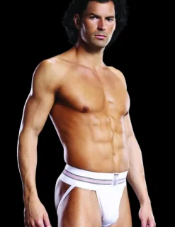 Weisser Jock Strap String