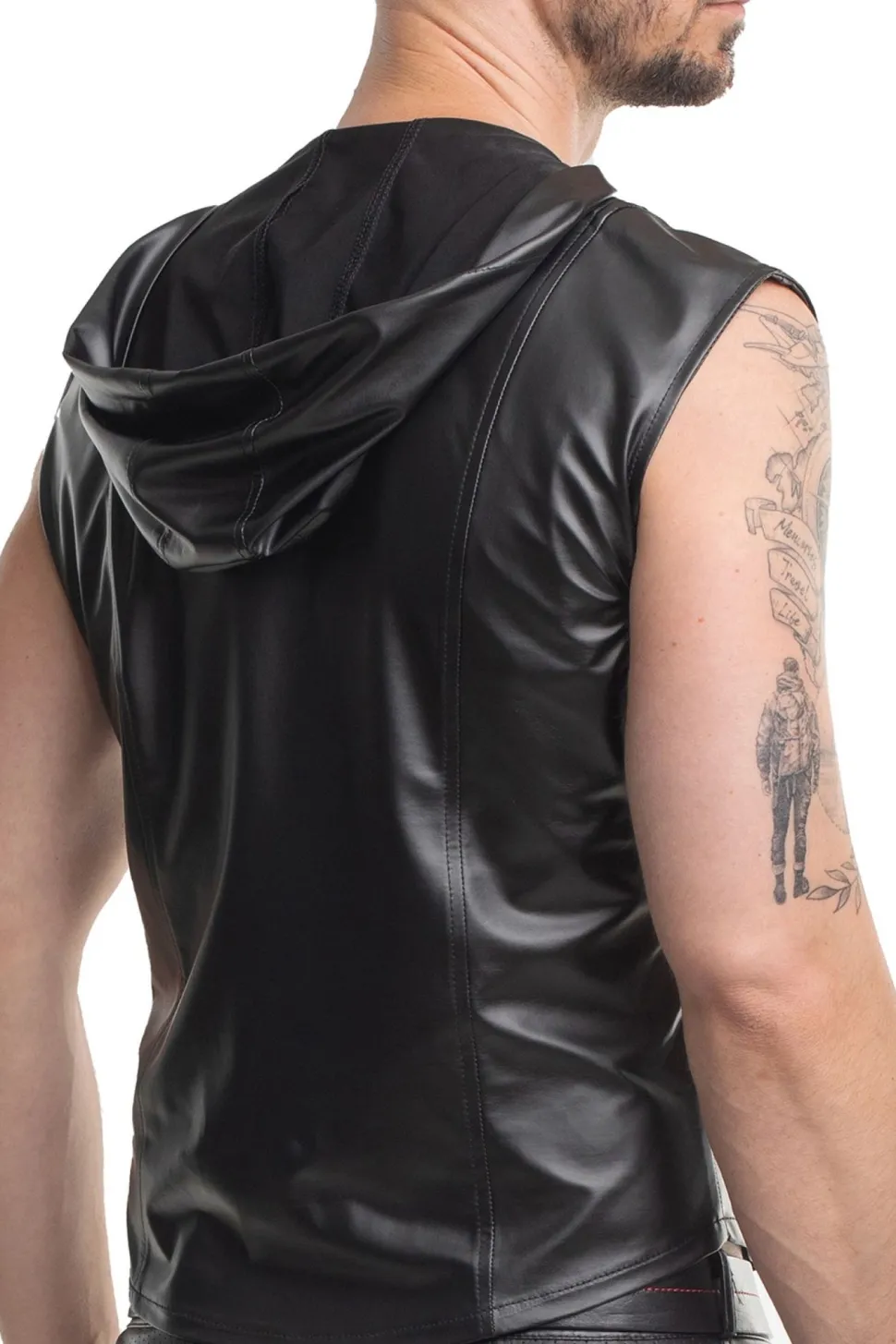 Weste mit Reißverschluss und Kapuze