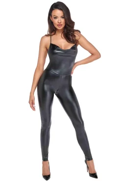Wetlook Catsuit rückenfrei