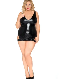 Wetlook Chemise Z/5016 schwarz