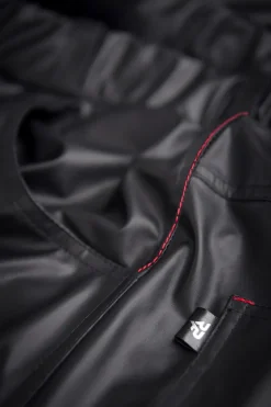 Wetlook Herren-Hose Slim-Fit Gürtelschnallen