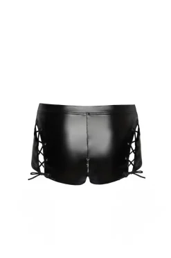 Wetlook Short mit Reißverschluss