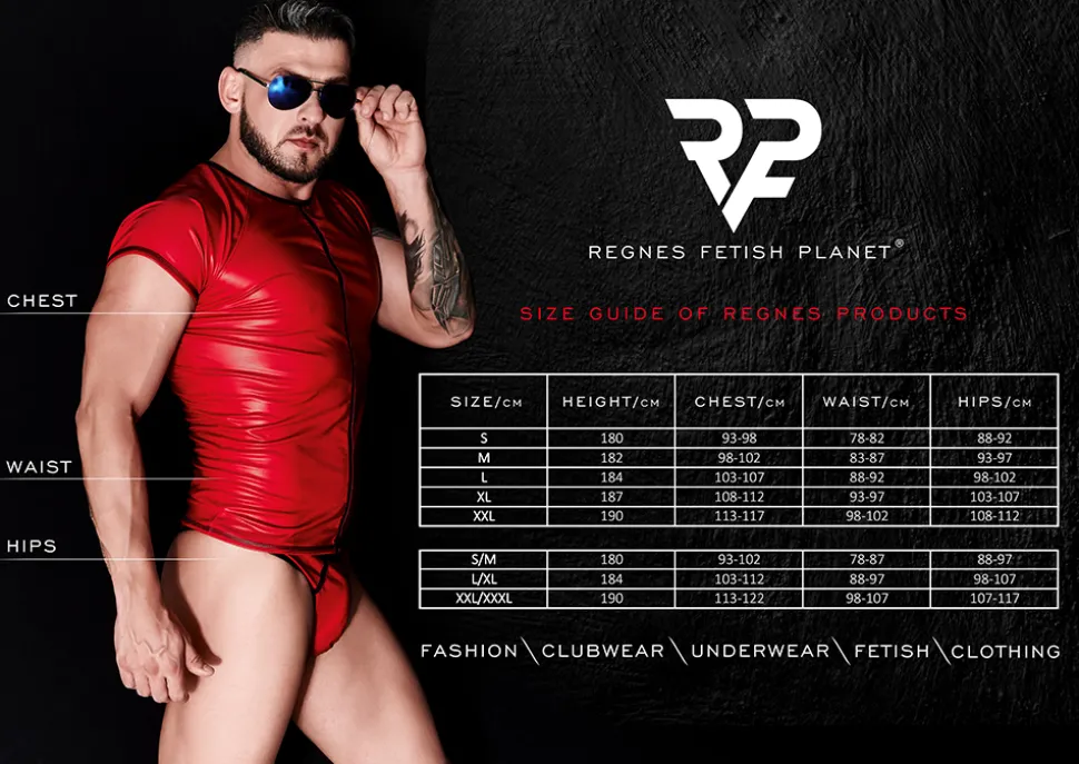 Wetlook Slip dehnbar mit breitem Gummiband und cute off front schwarz