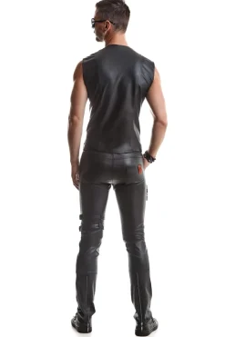 Wetlook Weste mit feinen Details