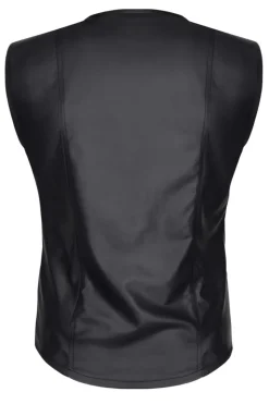 Wetlook Weste mit feinen Details