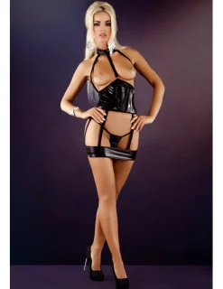 Wetlook-Set Viviane schwarz