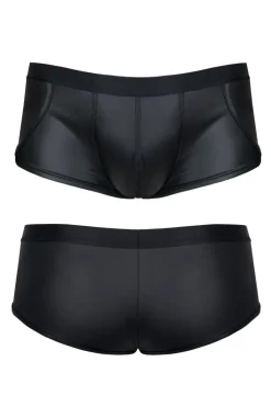 Wetlook-Short mit Gummibund